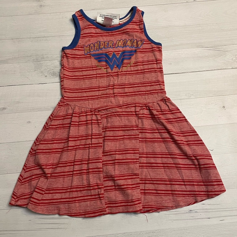 DC‎ Super Hero girls Wonder Woman dress girls 6/6x